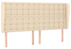 VidaXL Fejtámla - Szövet - Krémszín - 203cm