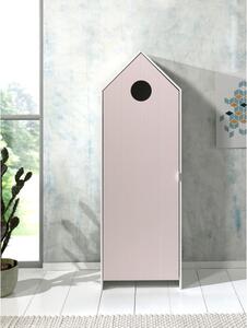 Casami rózsaszín házikó ruhásszekrény - Vipack
