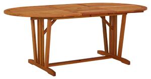 VidaXL tömör eukaliptuszfa kerti asztal 200 x 100 x 75 cm
