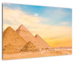 Az egyiptomi piramisok képe (90x60 cm)