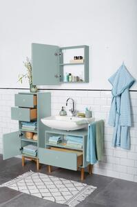 Mentazöld fali-tükrös fürdőszoba szekrény 50x58 cm Color Bath – Tom Tailor