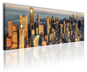 70x40 cm - Chicago reggel vászonkép