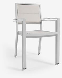Sirley fehér alumínium kültéri szék - Kave Home