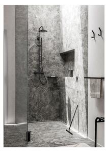 Rim fekete fürdőszobai polc, 44 x 11 cm - Zone
