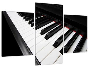 Zongora billentyű képe (90x60 cm)
