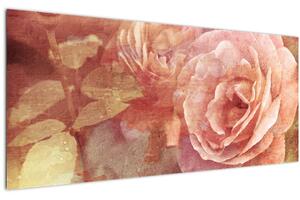 Rózsák képe (120x50 cm)