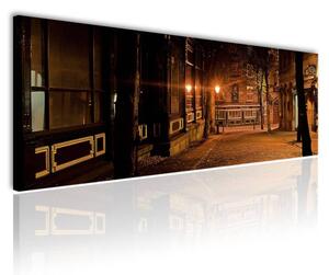 70x40 cm - Út az éjszakában vászonkép