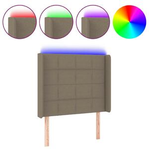 VidaXL LED Ágyfejtámla - Tópszín - 103x16x118/128cm