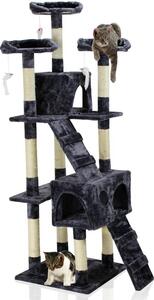 Kaparófa macskáknak Hawaj 170 cm | sötét szürke