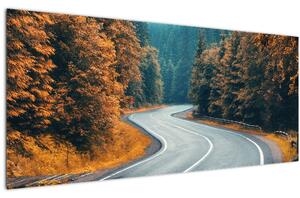 Kép - Kanyargós út (120x50 cm)