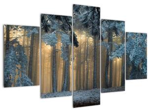 A havas erdő képe (150x105 cm)