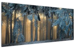 A havas erdő képe (120x50 cm)