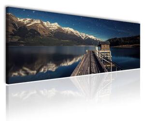 150x70 cm - Éjjeli pihenés vászonkép