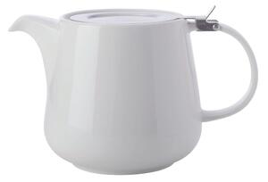 Basic fehér porcelán teáskanna szűrővel, 600 ml - Maxwell & Williams