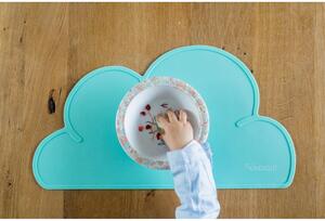 Cloud türkiz szilikon tányéralátét, 49 x 27 cm - Kindsgut