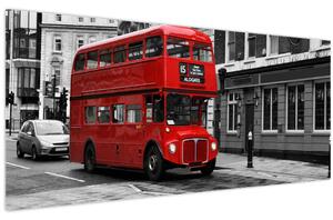 Kép - London busszal (120x50 cm)
