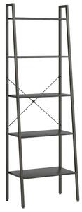 VidaXL 5 Polcos Állópolc - Fekete - 56x35x174 cm