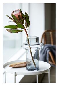 Tube szürke üveg váza, magasság 30 cm - Lyngby Glas