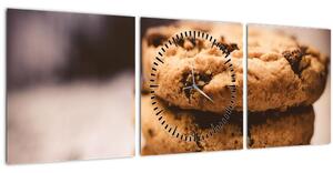 Cookies süti képe (órával) (90x30 cm)