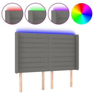 VidaXL LED Ágyfejtámla - Szövet - 147x128cm
