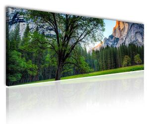 150x70 cm - Sziklák és naplemente vászonkép