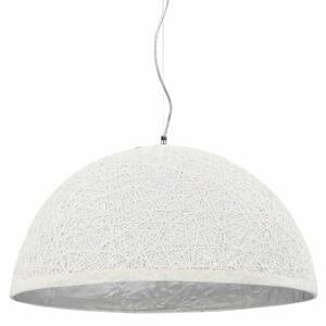 Fehér-ezüst függőlámpa Ø50 cm E27