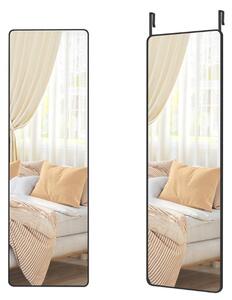 FERRA téglalap alakú tükör, 120x40cm, fekete SongmicsHome