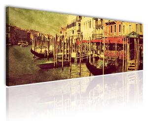 70x40 cm - Vintage Venice vászonkép