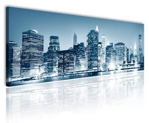70x40 cm - New York Blue vászonkép