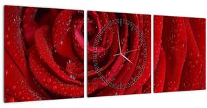 Kép - részlet a rózsáról (órával) (90x30 cm)