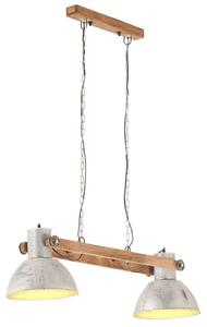 Ezüstszínű ipari függőlámpa 25 W 109 cm E27