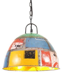 Kerek többszínű vintage ipari függőlámpa 25 W 31 cm E27