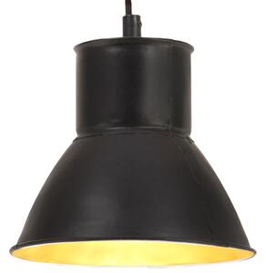 Kerek fekete függőlámpa 25 W 17 cm E27