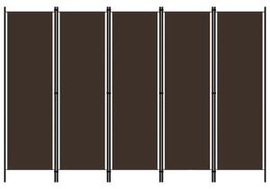 Barna 5 paneles paraván 250 x 180 cm