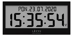 Lavvu LCX0011 Modig digitális óra rádiójel vezérléssel, fekete