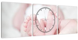 A baba lábának képe (órával) (90x30 cm)