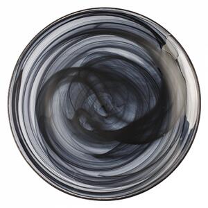 S-art - Lapostányér fekete 21 cm - Elements Glass (321911)