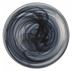 S-art - Lapostányér fekete 28 cm - Elements Glass (321910)