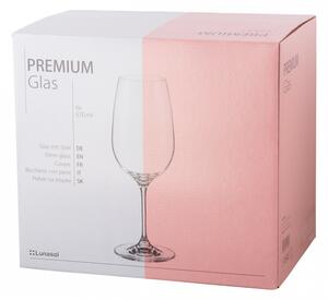 Lunasol - 570 ml-es Rioja/ empranillo poharak 6 db-os készlet - Premium Glas Crystal (321802)