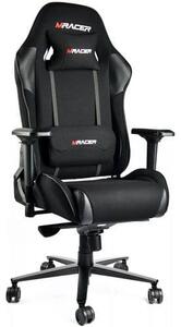 MRacer Warrior irodai szék, textil, fekete
