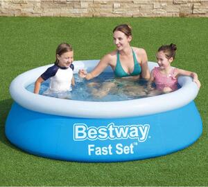Bestway Fast Set kék kerek felfújható medence 183 x 51 cm