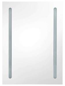 VidaXL LED-es Tükrös Szekrény - 50x13x70 cm
