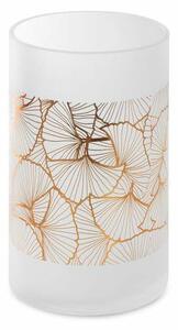 Luna3 üveg váza Fehér/arany 15x25 cm