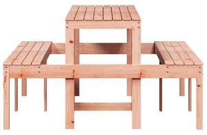 VidaXL tömör duglászfenyő piknik asztal 160 x 134 x 75 cm