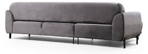 Design összecsukható kanapé Haylia 287 cm antracit - bal