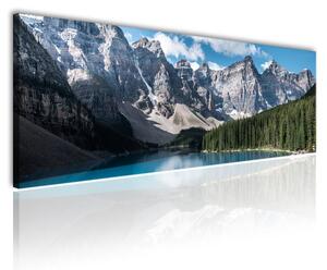 150x50 cm - A csodálatos Moraine tó vászonkép