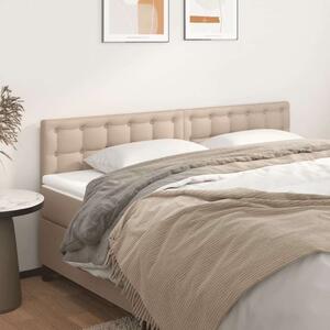 VidaXL 2 db cappuccino színű műbőr fejtámla 90 x 5 x 78/88 cm