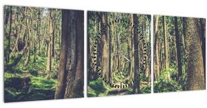Kép egy út a fák között (órával) (90x30 cm)