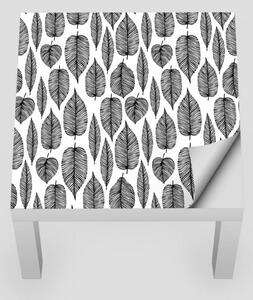 IKEA LACK asztal bútormatrica - zebracsíkos levelek