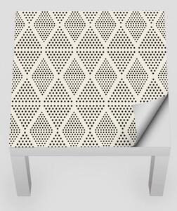 IKEA LACK asztal bútormatrica - szaggatott háromszögek